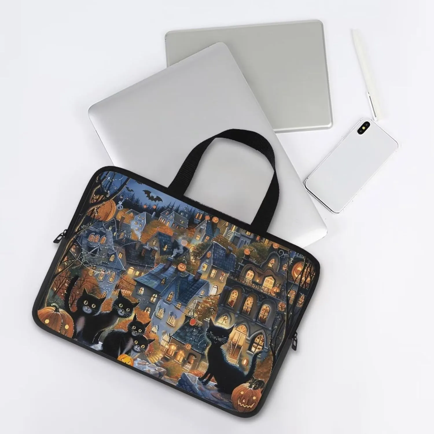 Mumeson Laptop Cover Bag,Durable Laptop Computer Carrying Bag Handbag Tablet Briefcase Handbag Slim Laptop Case Tote Bag