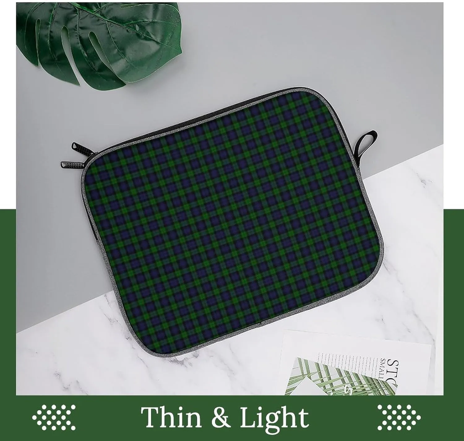 Murray Tartan Large Capacity Portable Laptop Case Unisex
