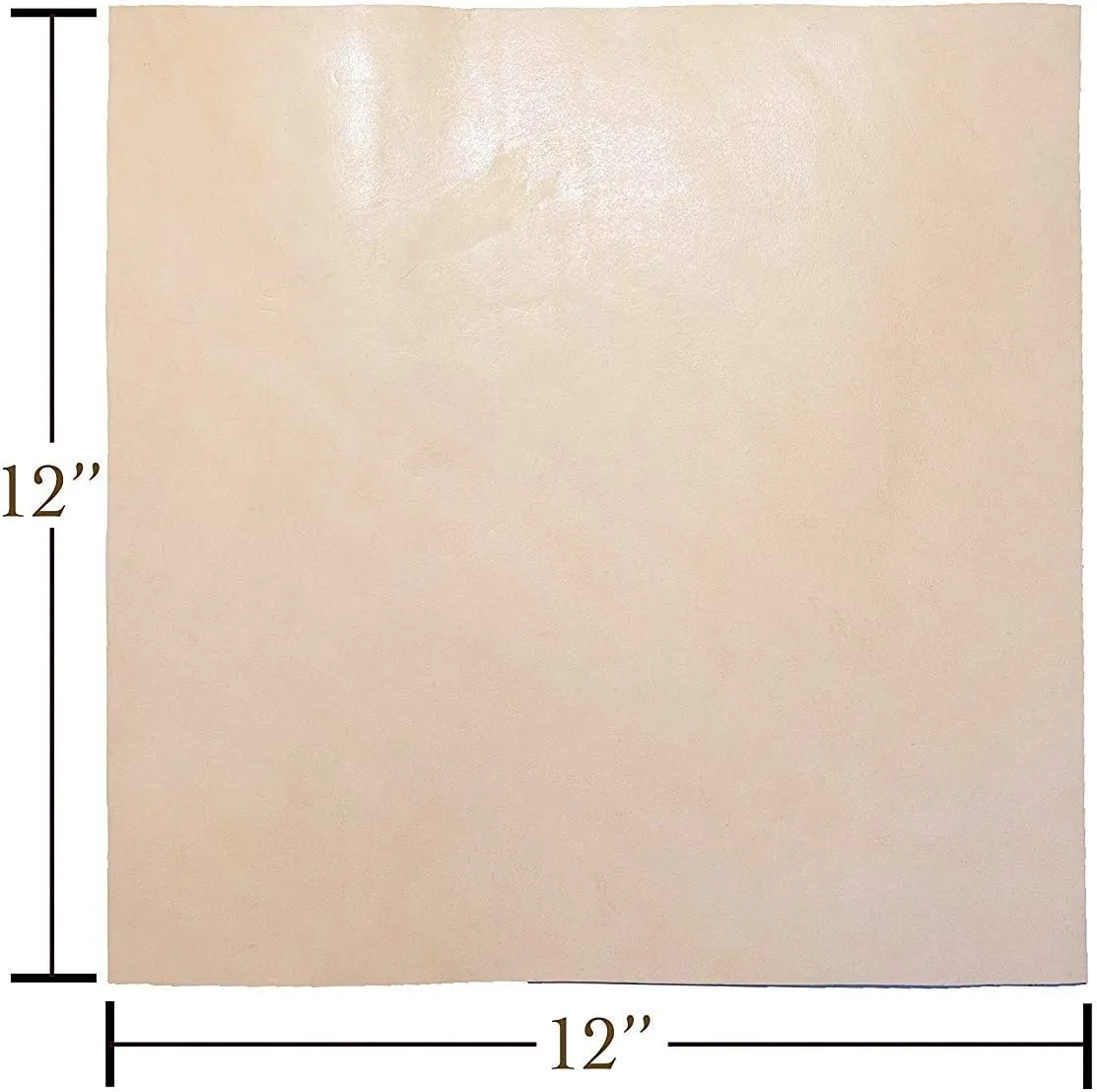 Muse Craft Flawless 12''X11.5'' Vegetable Tanned Leather 5-6oz Precut| Import A Grade Tooling Leather Hide Full Grain Vegetable Tanned Leather for Carving, Molding, Dyeing (12''*11.5'' 1.9-2.3mm)