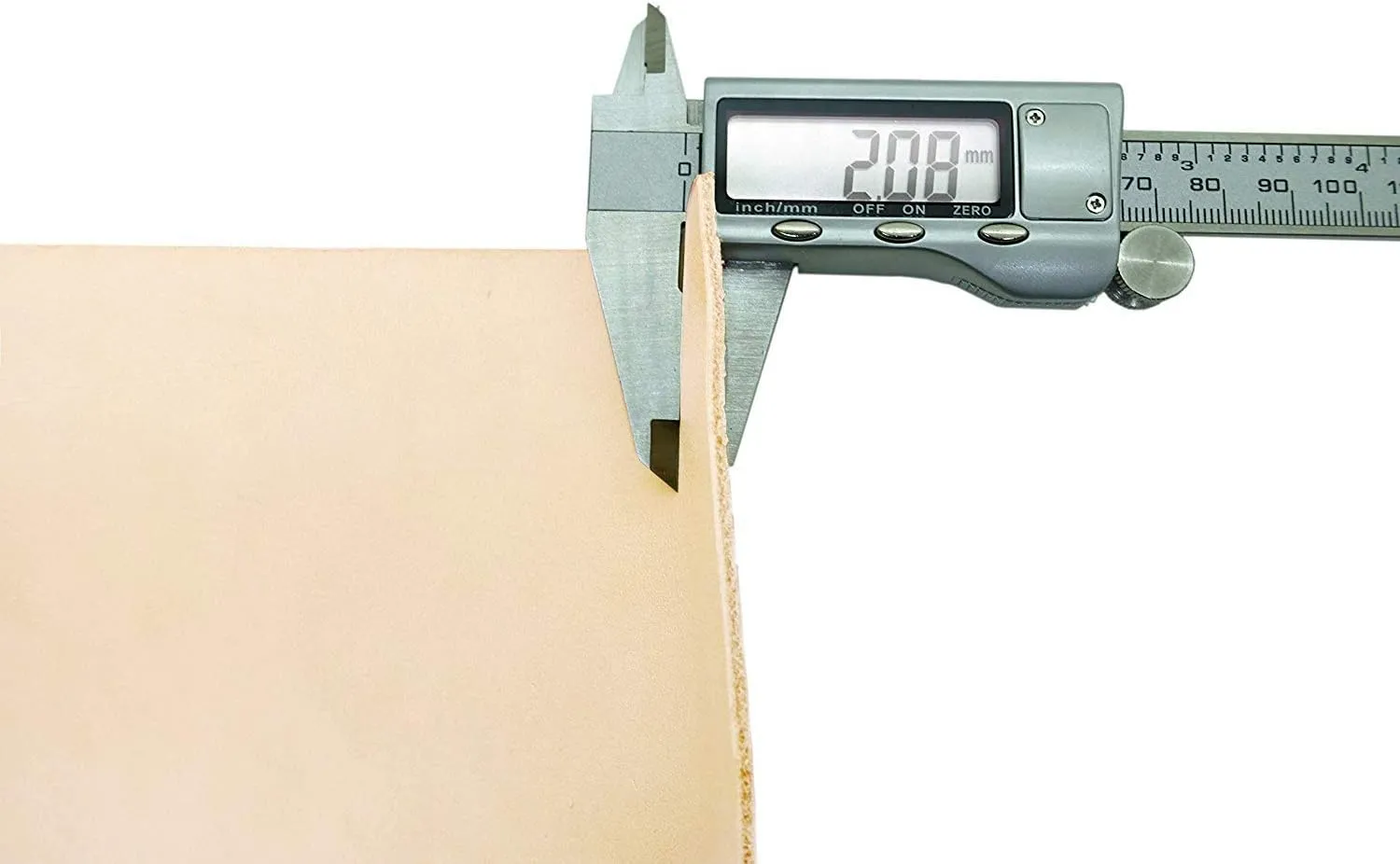 Muse Craft Flawless 12''X24'' 5-6oz Vegetable Tanned Leather Precut| Import A Grade Tooling Leather Hide Full Grain Veg Tan Leather for Tooling, Carving, Dyeing, Embossing(12''x24'' 1.9-2.3mm)