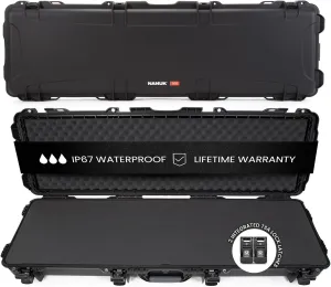 NANUK 995 Long Professional Hunting Case with Wheels & Foam, Crushproof, IP67 Waterproof Hard Mutipurpose Case 55.1” x 17.3” x 6.6”