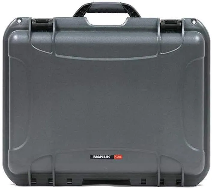 NANUK Large Series 930 Lightweight NK-7 Resin Waterproof Protective Case with Foam, Graphite