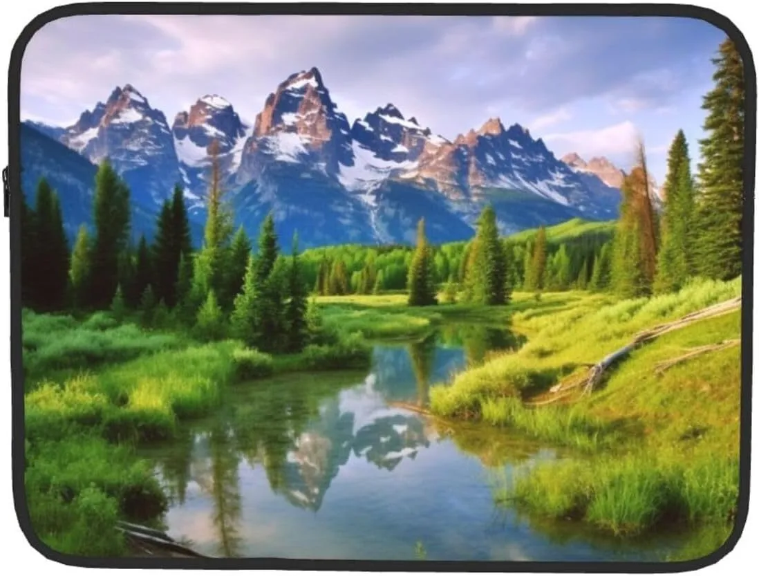 National Park Laptop Sleeve 15 inch Shockproof Protective Computer Carrying Cover Water Resistant Computer Bag Laptop Case Briefcase Handbags Portable Laptop Bag Gifts for Men Women