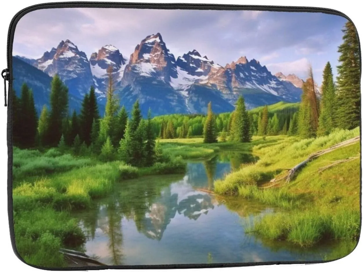 National Park Laptop Sleeve 15 inch Shockproof Protective Computer Carrying Cover Water Resistant Computer Bag Laptop Case Briefcase Handbags Portable Laptop Bag Gifts for Men Women