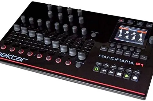 Nektar Panorama P1 25-Key MIDI Controller with USB, Advanced Visual Feedback, Cubase, Reason, 17" Laptop Size, Black, Metal, 1-Year Warranty
