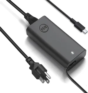 New 65W USB C Laptop Charger for Dell Laptop Charger USB C for Dell Latitude 5420 5430 5440 5520 5540 7430 7420 7440 9440 2in1,XPS 13 9360,Chromebook 3100 Type C Dell AC Adapter Power Cord