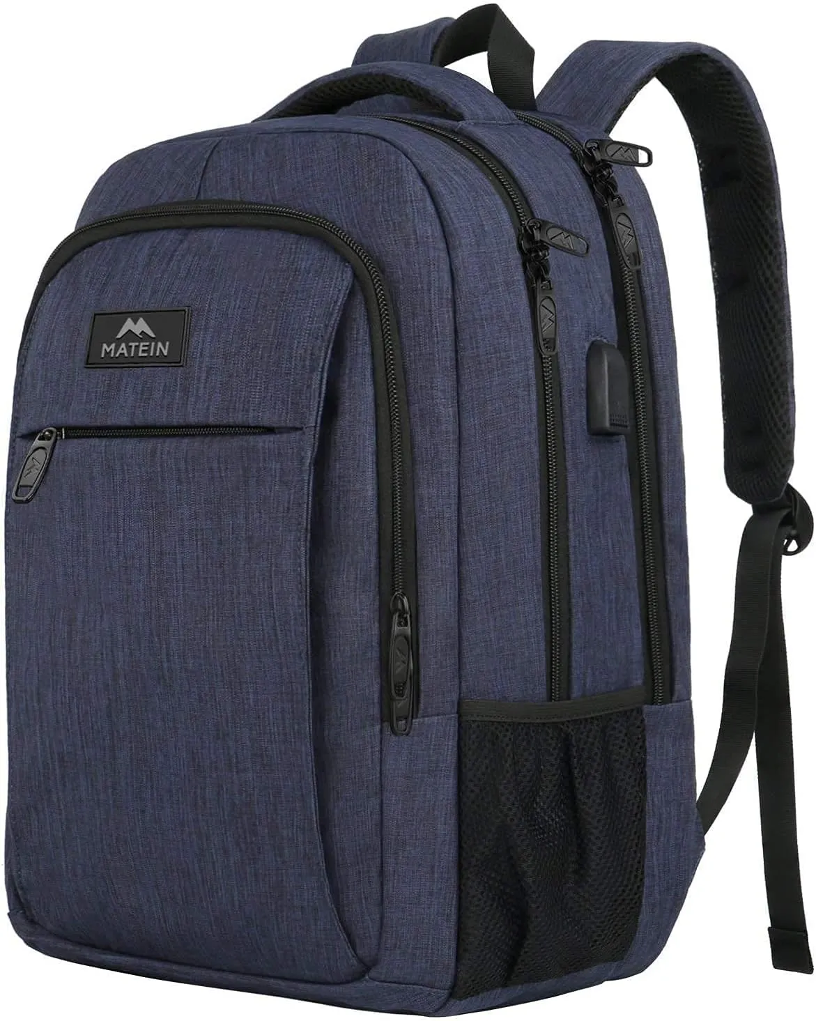 New Fusion Arrival 2024 Stylish Travel Laptop Backpack, Work Bag Lightweight Laptop Bag with USB Charging Port, anti Theft Business Backpack, Water Resistant School Rucksack Gift for Men and Women, Fits 15.6 Inch Laptop, Grey