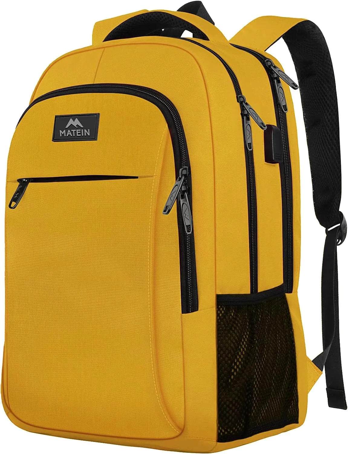 New Fusion Arrival 2024 Stylish Travel Laptop Backpack, Work Bag Lightweight Laptop Bag with USB Charging Port, anti Theft Business Backpack, Water Resistant School Rucksack Gift for Men and Women, Fits 15.6 Inch Laptop, Grey