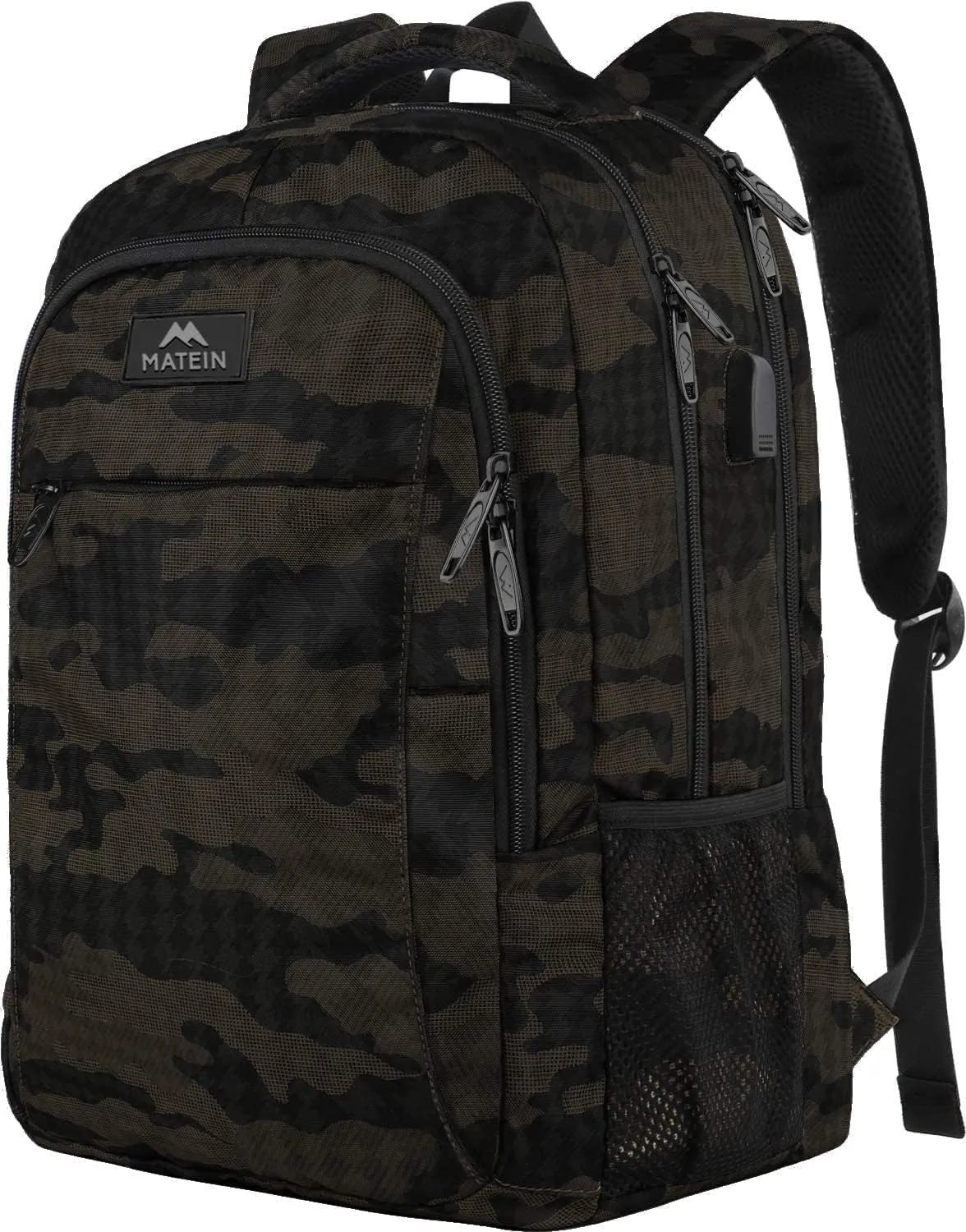 New Fusion Arrival 2024 Stylish Travel Laptop Backpack, Work Bag Lightweight Laptop Bag with USB Charging Port, anti Theft Business Backpack, Water Resistant School Rucksack Gift for Men and Women, Fits 15.6 Inch Laptop, Grey