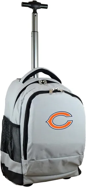 NFL Wheeled Backpack, 19-inches, Grey