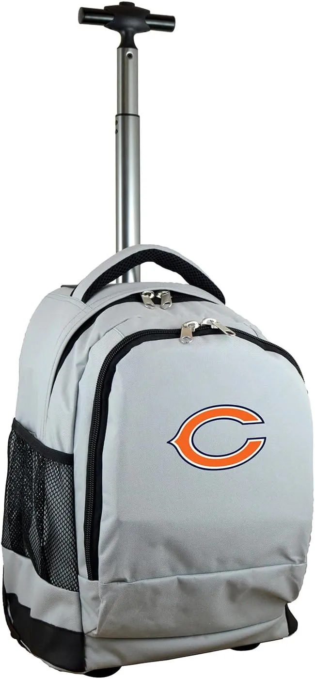 NFL Wheeled Backpack, 19-inches, Grey