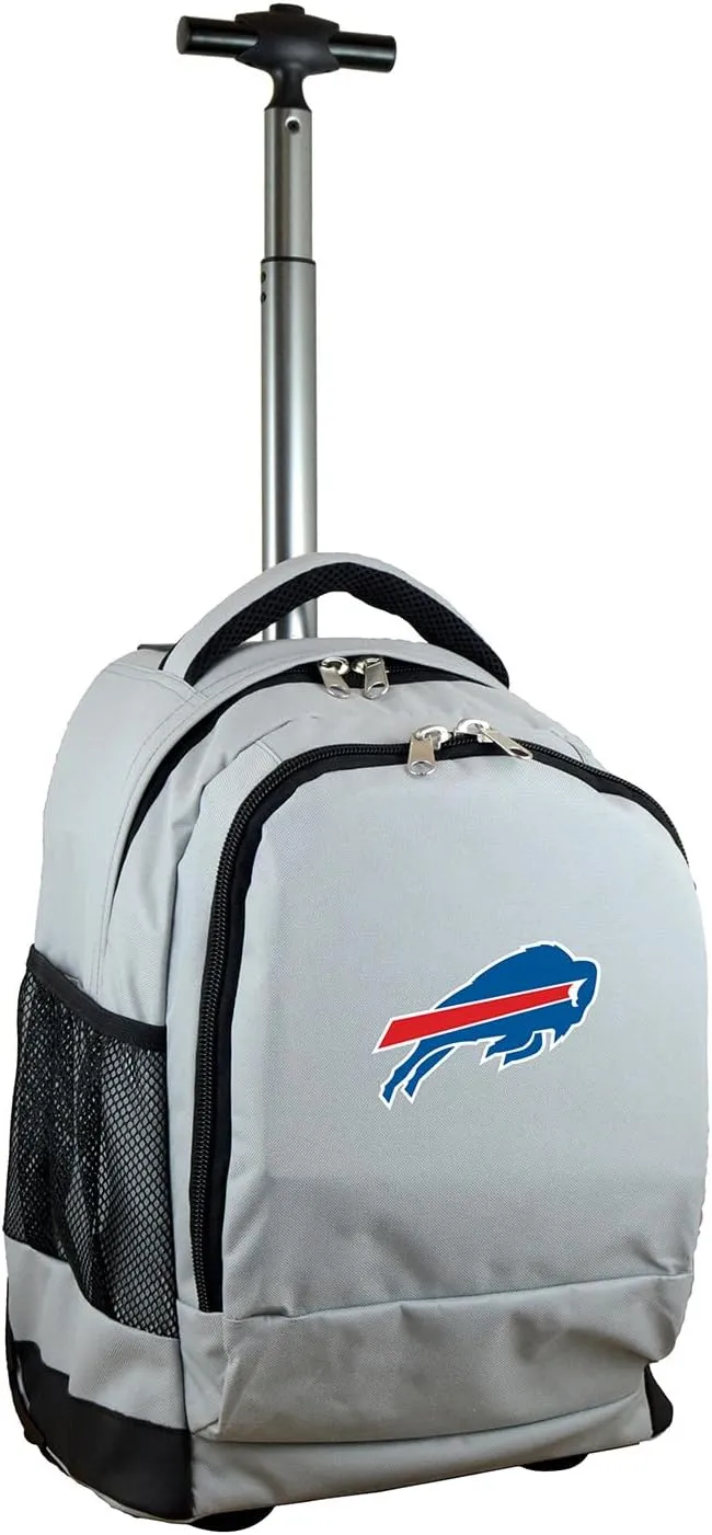 NFL Wheeled Backpack, 19-inches, Grey