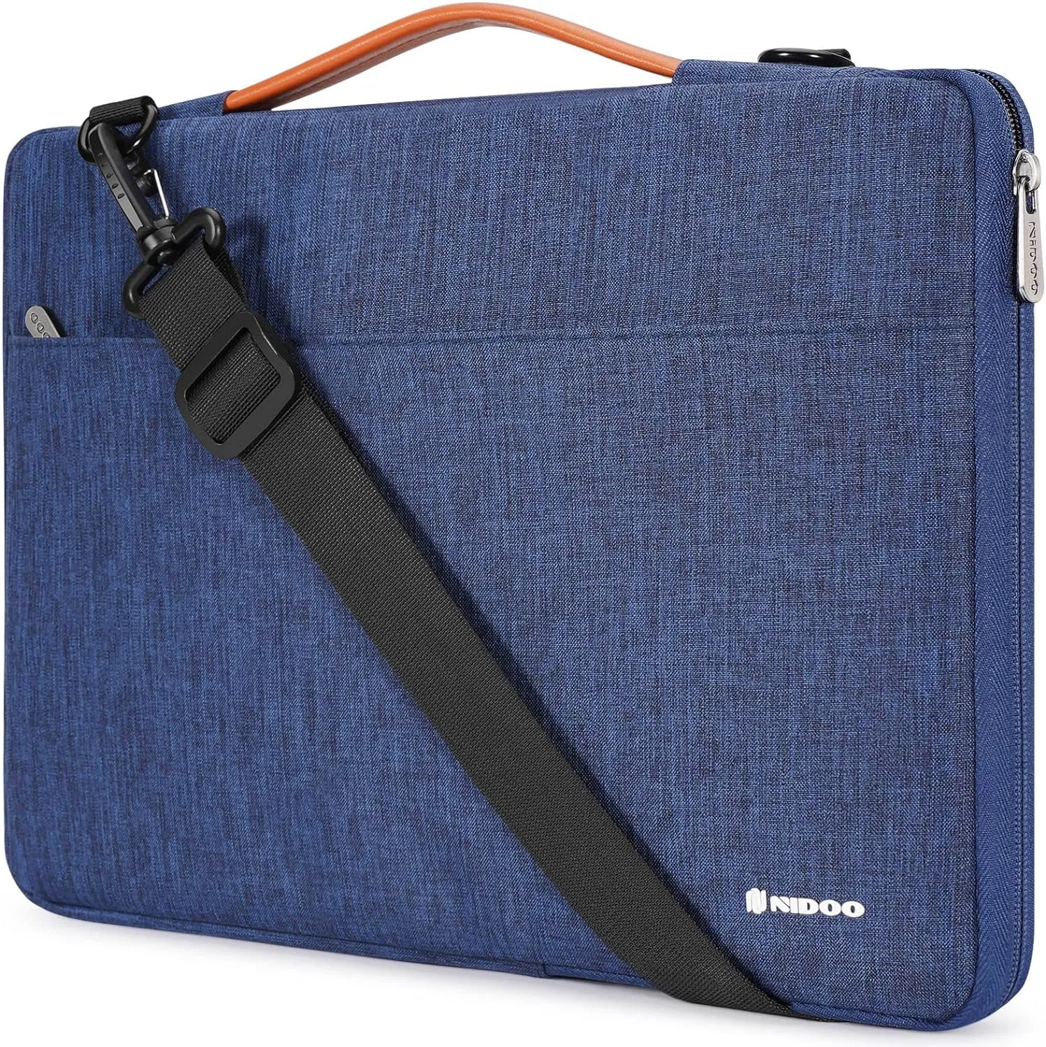 NIDOO Laptop Sleeve Shoulder Bag Case for 13.6" Macbook Air M2 2022/13" Macbook Air / 14" 13 inch MacBook Pro/Surface Pro 7 8 X / 12 inch Acer Chromebook 712/14" ThinkPad X1 Carbon Gen 9, Blue
