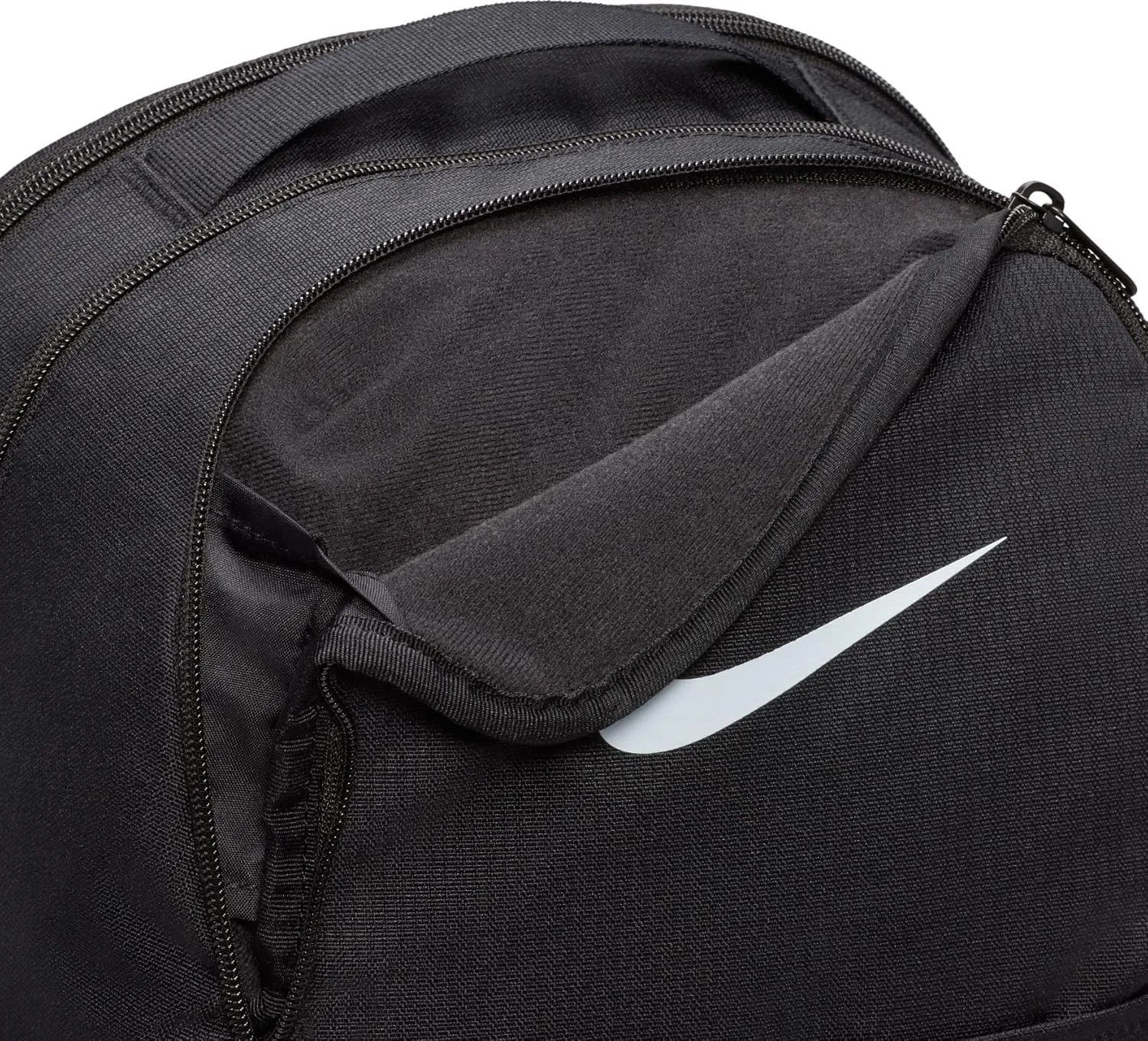 Nike Brasilia 9.5 Training Backpack, Black/Black/White, Medium