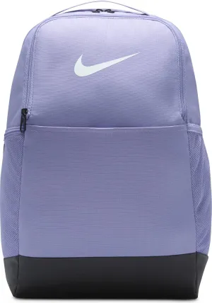 Nike Brasilia 9.5 Training Backpack, Lilac Ice/Black/White, Medium