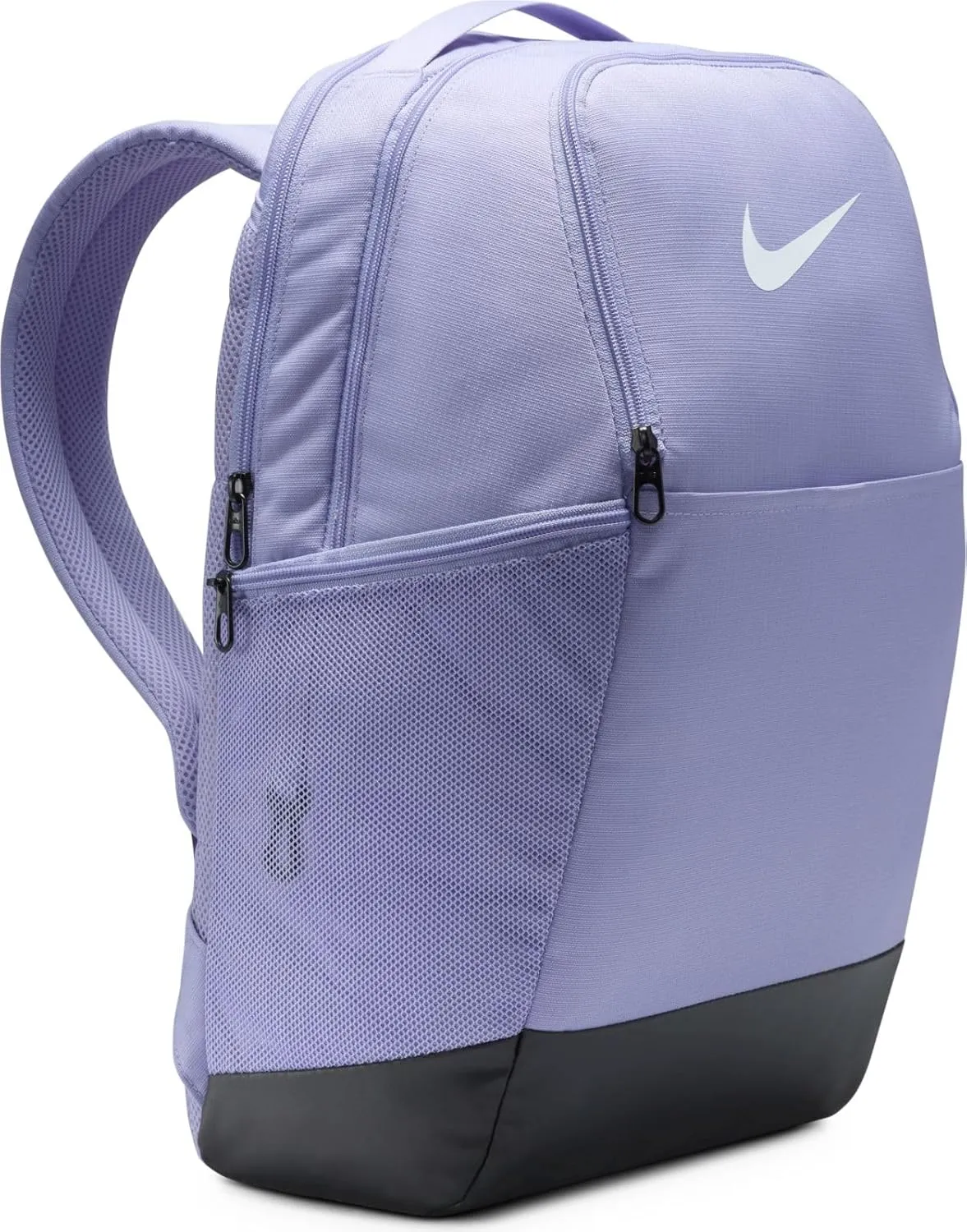 Nike Brasilia 9.5 Training Backpack, Lilac Ice/Black/White, Medium