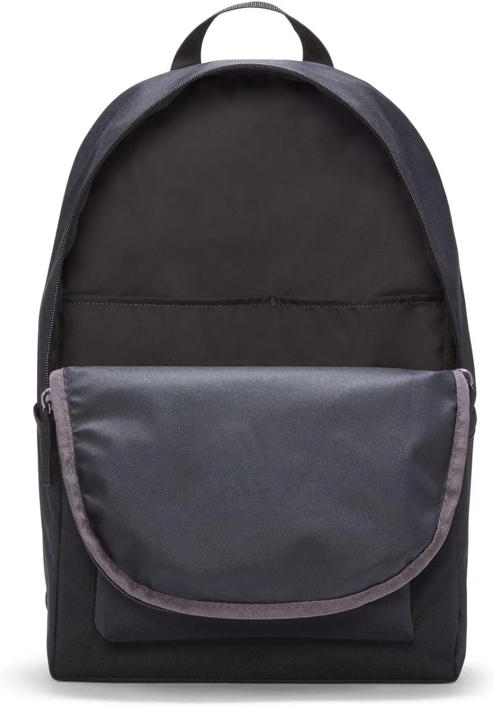 Nike Heritage Backpack, Black/Black/White, Medium