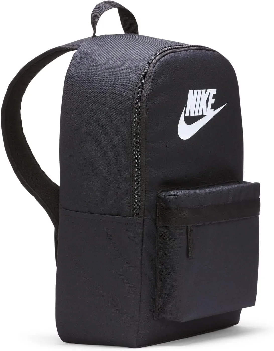 Nike Heritage Backpack, Black/Black/White, Medium