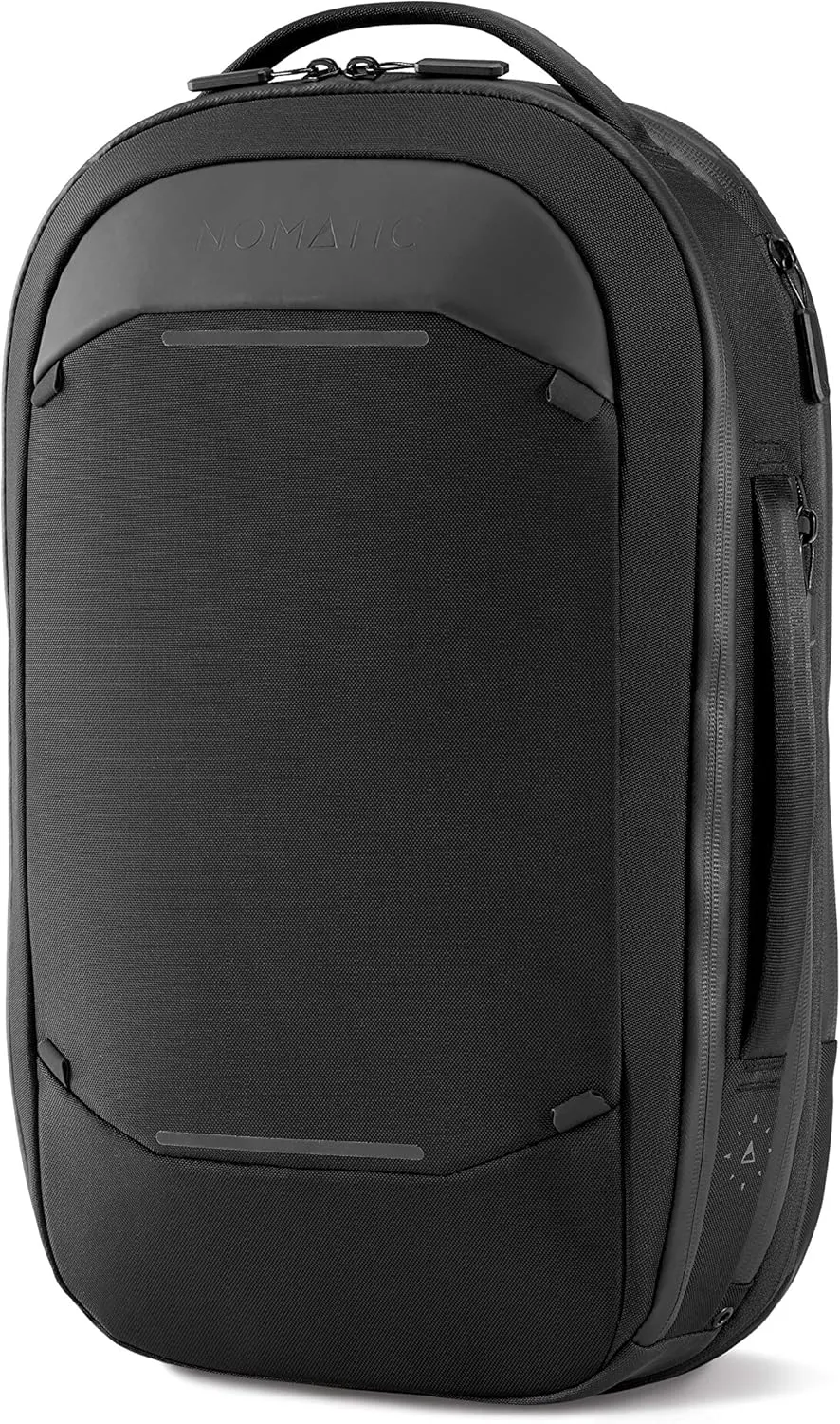 NOMATIC Navigator Premium Backpack - 15L w/ 6L Built-In Expansion - Water Resistant Anti-Theft Laptop Bag - Expandable Black Computer Backpack