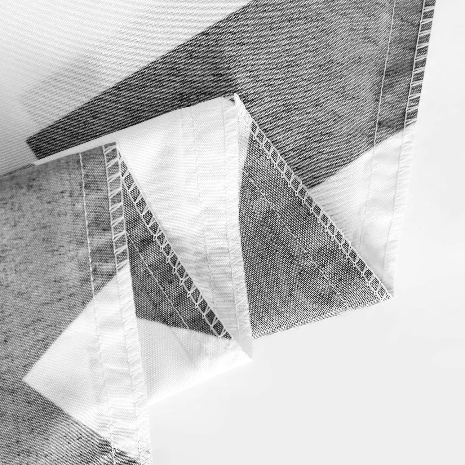 NTBAY King Chevron Pillowcases Set of 2, 1800 Thread Brushed Microfiber Black and White Chevron Pillow Cases, Super Soft and Cozy Envelope Closure 20x36 Pillowcases, 20x36 Inches