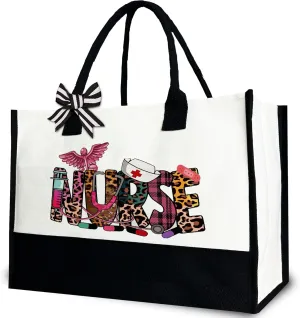 Nurse Accessories Tote Bag, Appreciation Gift for Nurse, 12x17 inch