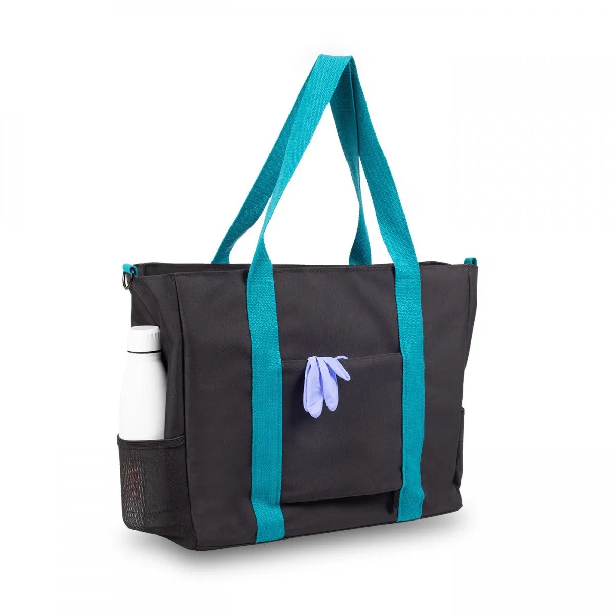 Nurse Tote Bag for Home Care Visits Black