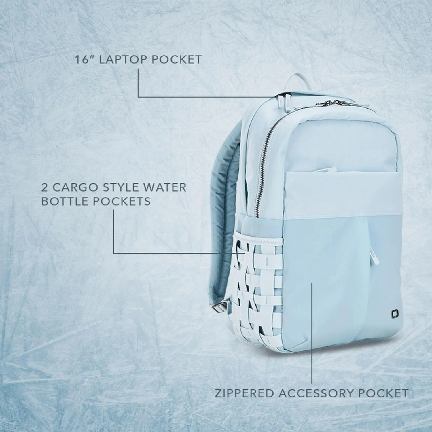 OGIO Rise Backpack, Frost, Standard