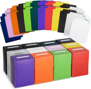 Okuna Outpost TCG for Trading Card Games, Deck Box with 24 Dividers (12 Pack Card Deck Boxes)