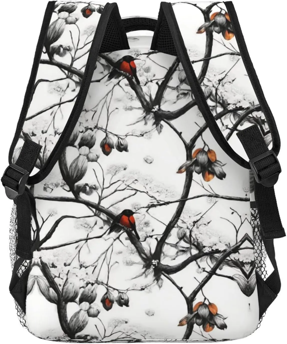 Old Leaves Tree Art Shoulder Book Bags Polyester Multipurpose Anti-Theft Carry On Bag Large Capacity Travel Hiking & Camping Rucksack