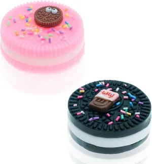Oreo Taba Squishy Stress Relief Toy – Ultra-Soft Realistic Cookie Squeeze, New Handmade Silicone Stress Relief Squishy Toy