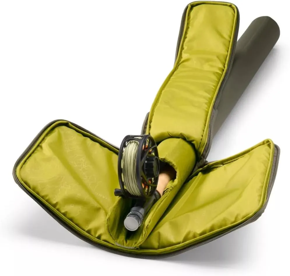Orvis Single Rod And Reel Case - Premium Fishing Rod Cases and Tubes for Men, Ideal for Hunting and Fishing Enthusiasts, Dusty Olive