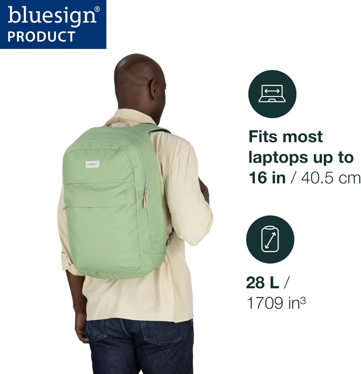 Osprey Arcane XL Day Commuter Backpack, Latte Brown