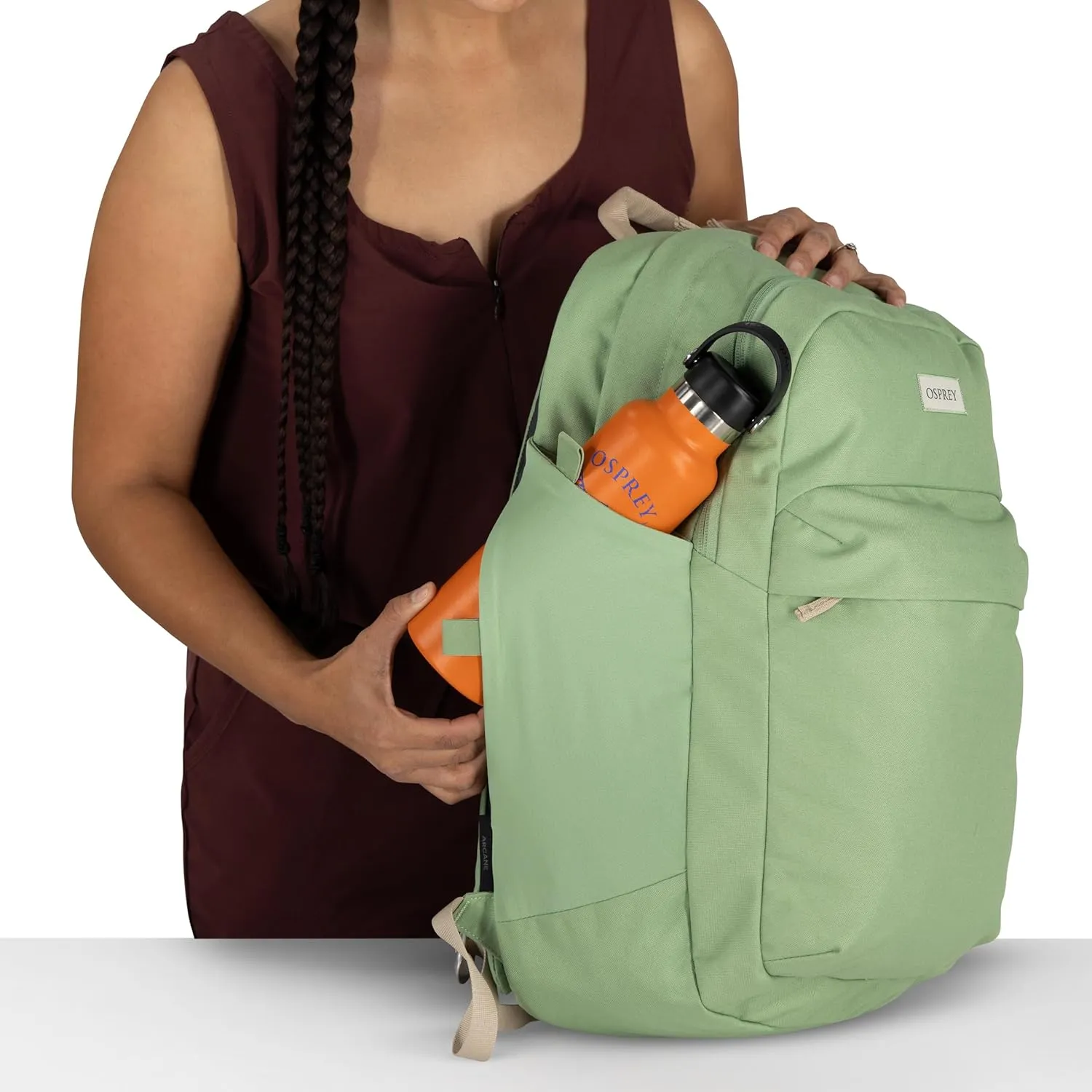 Osprey Arcane XL Day Commuter Backpack, Latte Brown