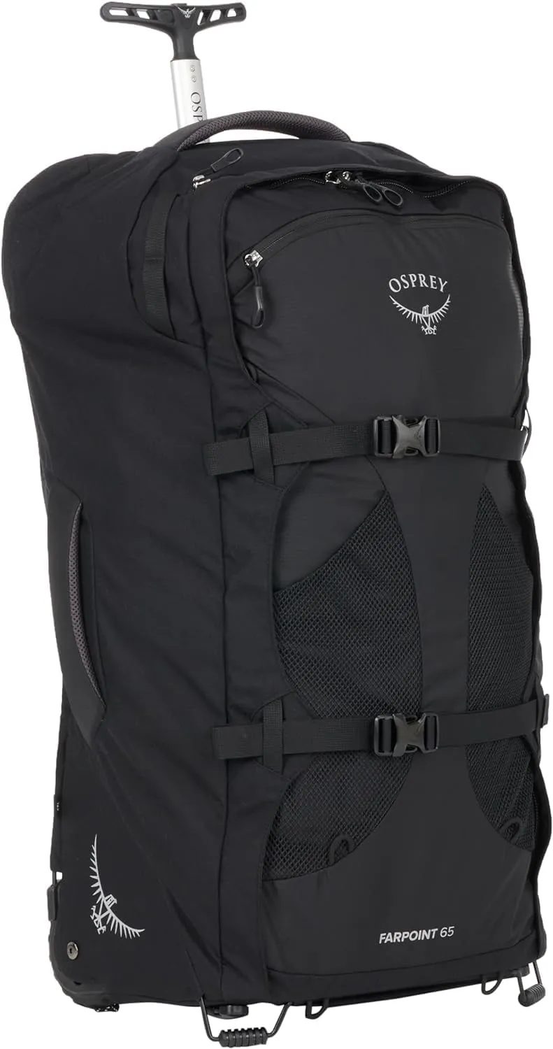 Osprey Farpoint Men's -Wheeled Travel -Pack 65L, Black, One Size