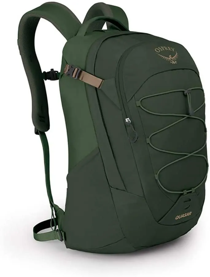 Osprey Men's Quasar Laptop Backpack, Black, One Size