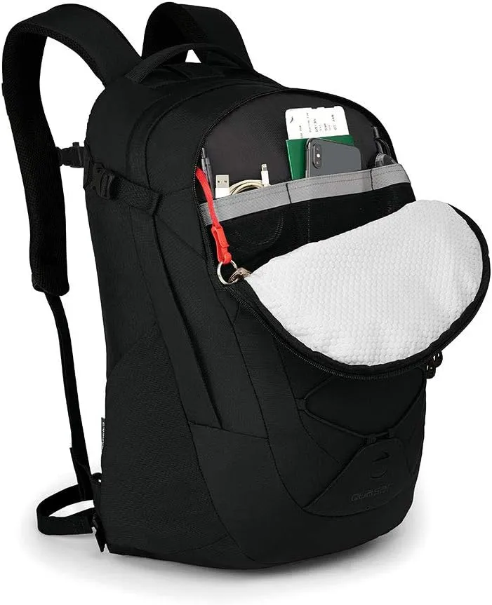 Osprey Quasar Men's Laptop Backpack, Black