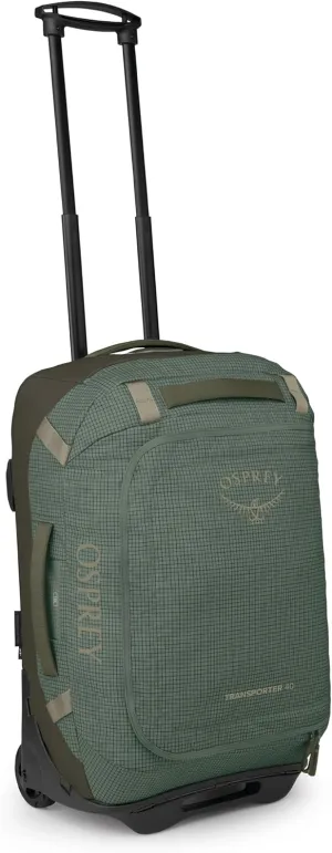 Osprey Transporter 40L Wheeled Travel Duffel Bag, Pine Leaf