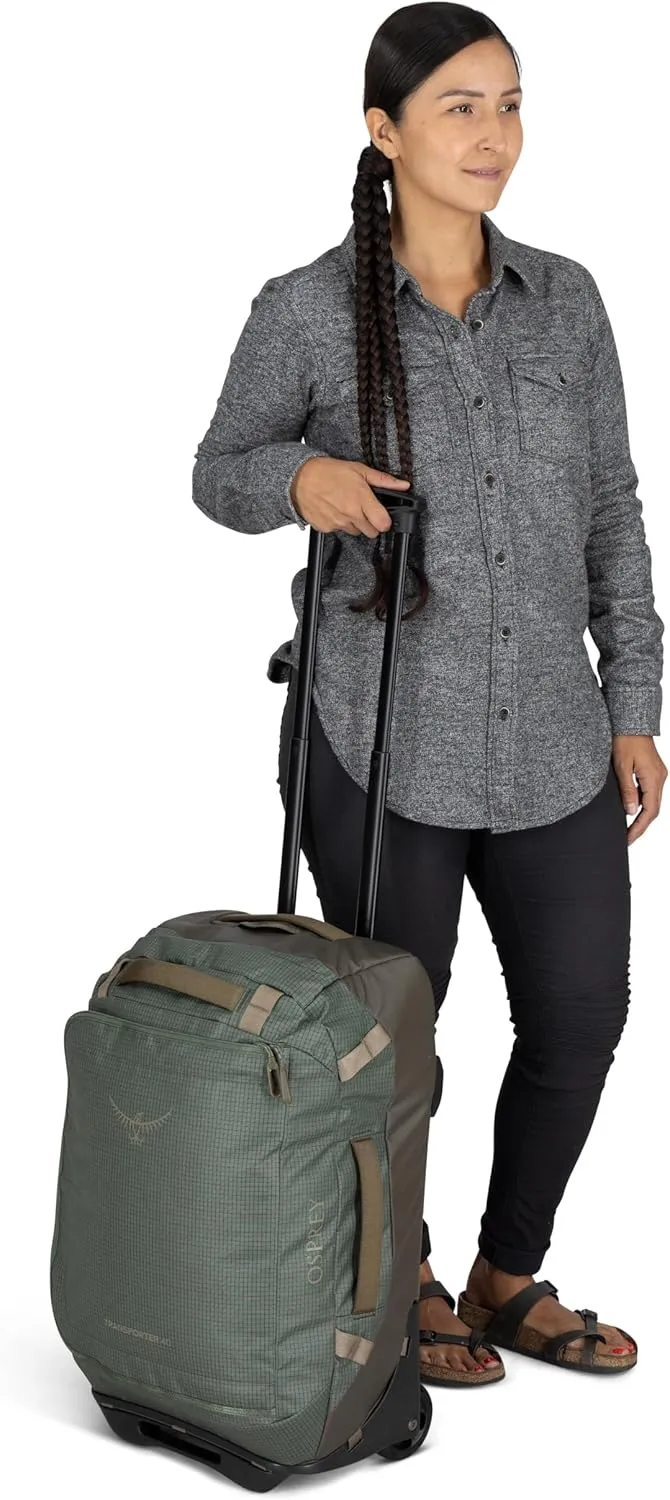 Osprey Transporter 40L Wheeled Travel Duffel Bag, Raven Black