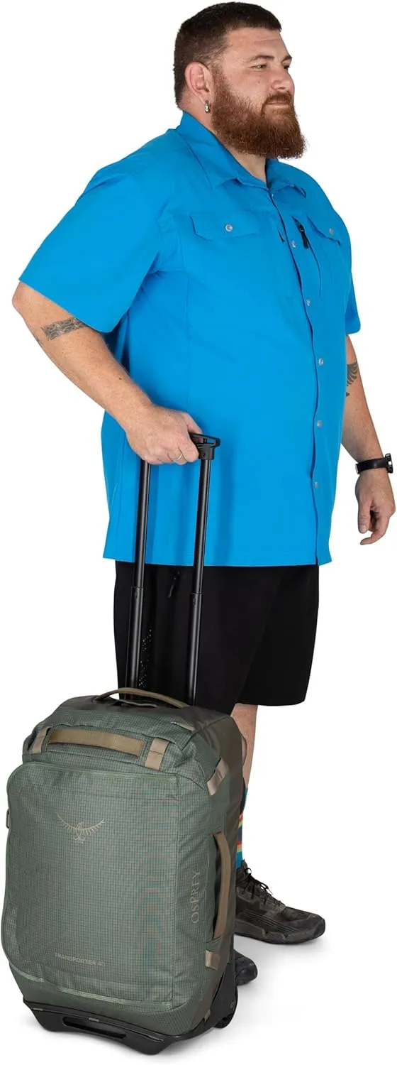 Osprey Transporter 40L Wheeled Travel Duffel Bag, Raven Black