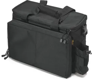 P21235 - Patrol Bag - Heavy Duty Water Resistant Fabric - Multiple Pockets - Lockable Zippers - Black