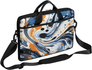Paris Butterflys Laptop Bag for Men Women 13-15 Inch Case Bags Sleeve Shoulder with Anti Slip Removable The Pad Straps