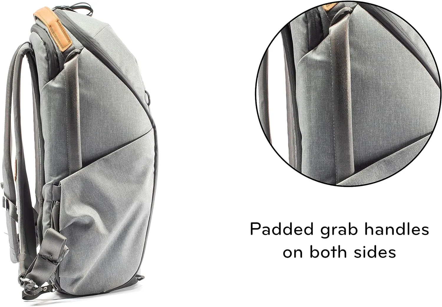 Peak Design Everyday Backpack Zip 15L Ash, Carry-on Backpack with Laptop Sleeve (BEDBZ-15-AS-2)