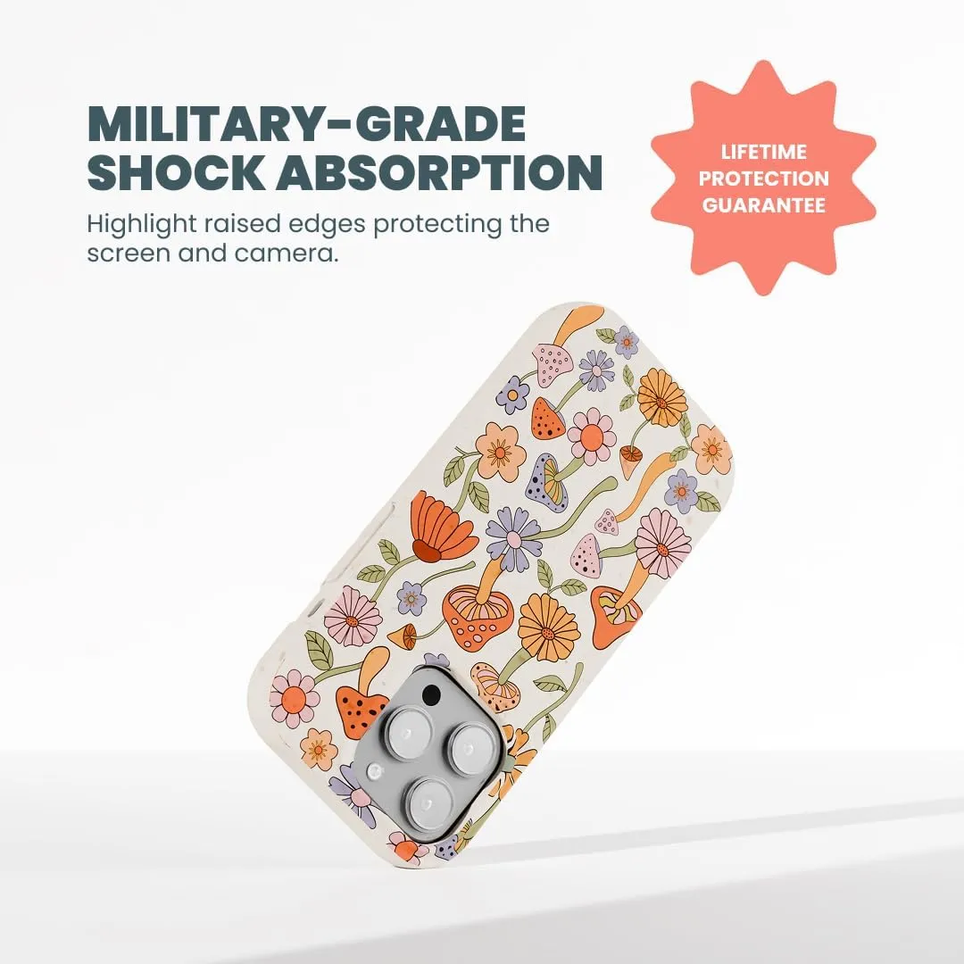Pela | Phone Case Compatible with iPhone 15 Pro Max | Limited Edition | Supports Wireless Charging | Cute Eco Friendly | Jungle Cat