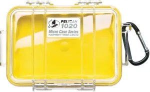 Pelican 1020 Micro Case (Yellow/Clear)