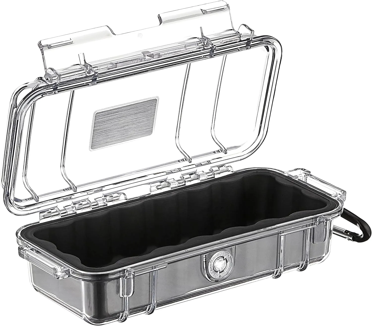 Pelican 1030 Micro Case - Black/Clear, Waterproof, Heavy Duty Protection for iPhone 4, Cameras, & Earphones