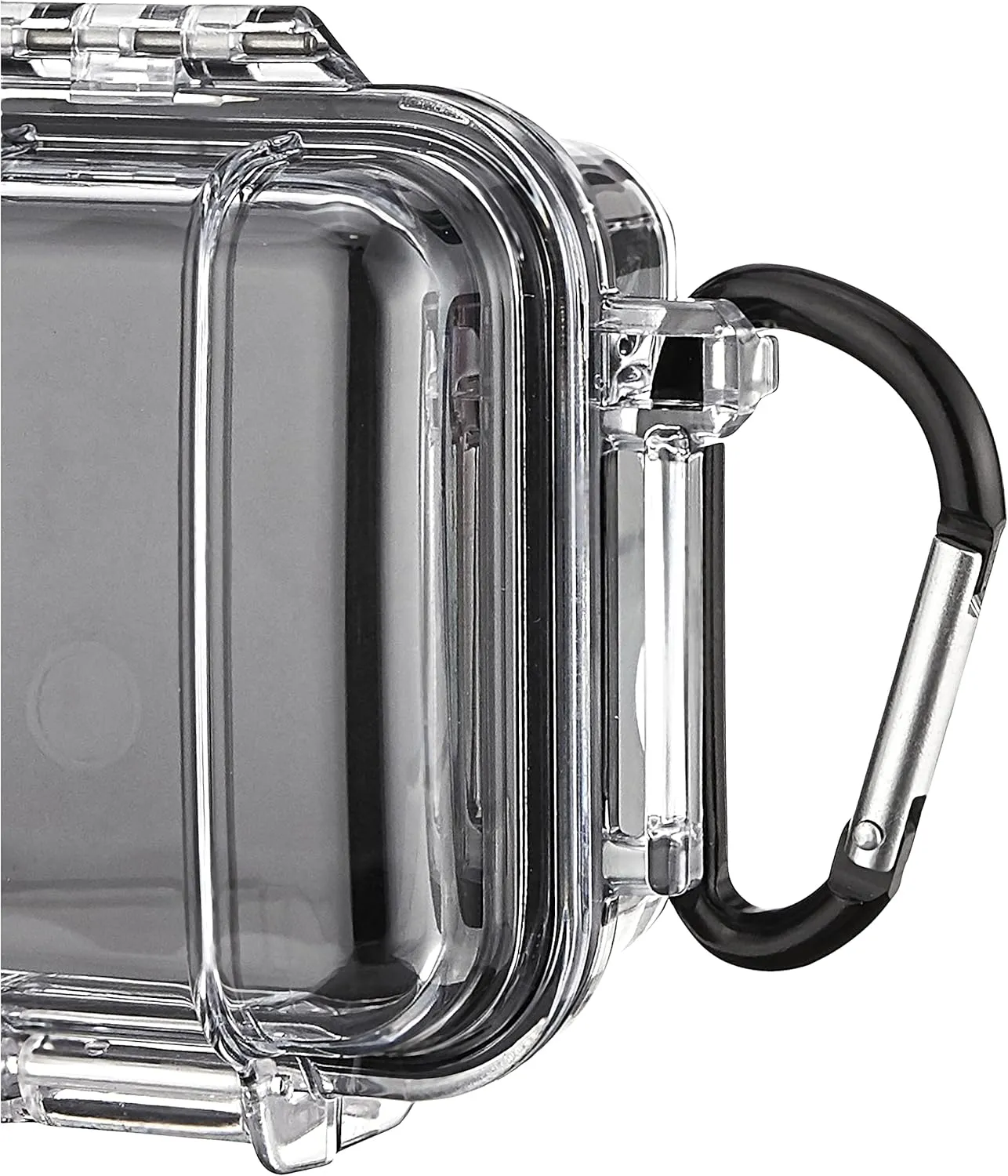 Pelican 1030 Micro Case - Black/Clear, Waterproof, Heavy Duty Protection for iPhone 4, Cameras, & Earphones