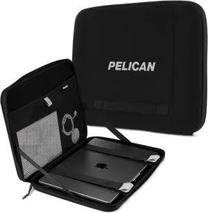 Pelican Adventurer - Laptop Bag/Case 14 Inch - [Elastic Carrying Handle] [Secure Zip Lock] Waterproof, Scratchproof and Heavy Duty Laptop Sleeve for All Laptops from 12 inches up to 14 inches - Black