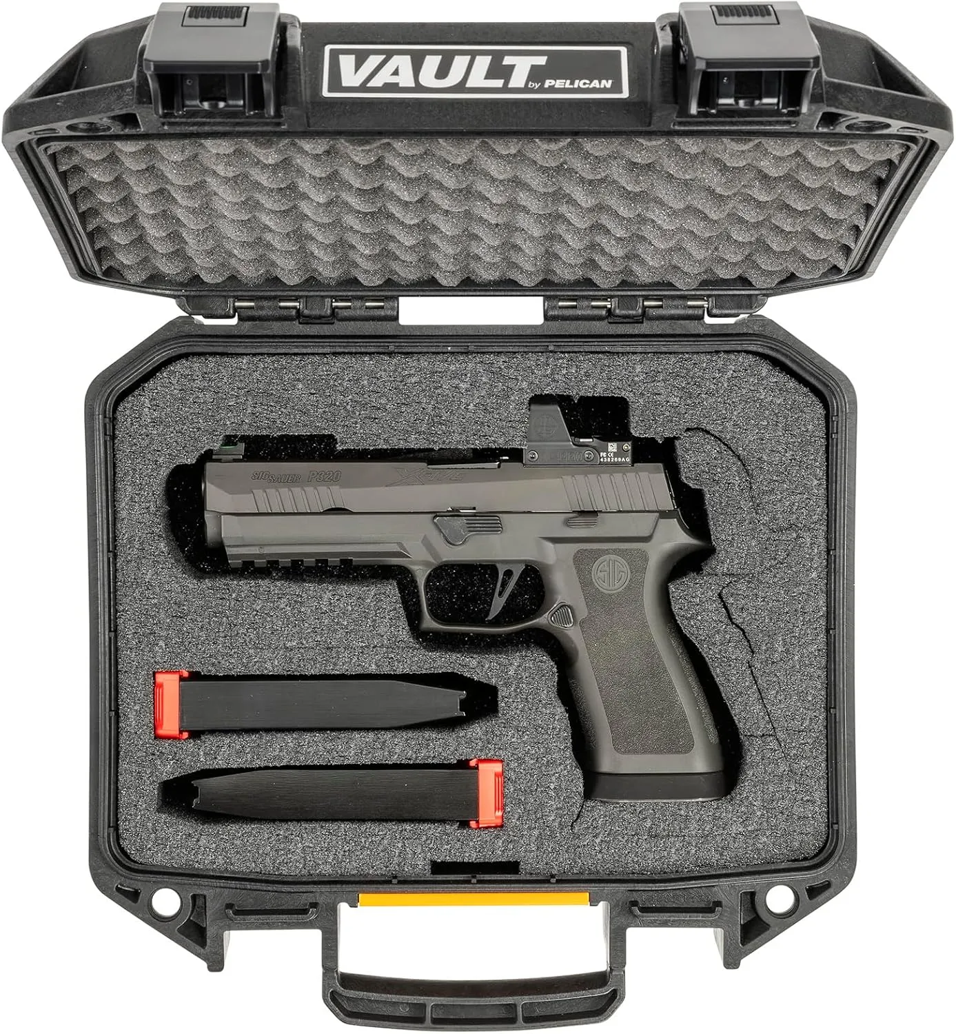 Pelican Vault Pistol Case (Custom Case Pre-Cut Foam)