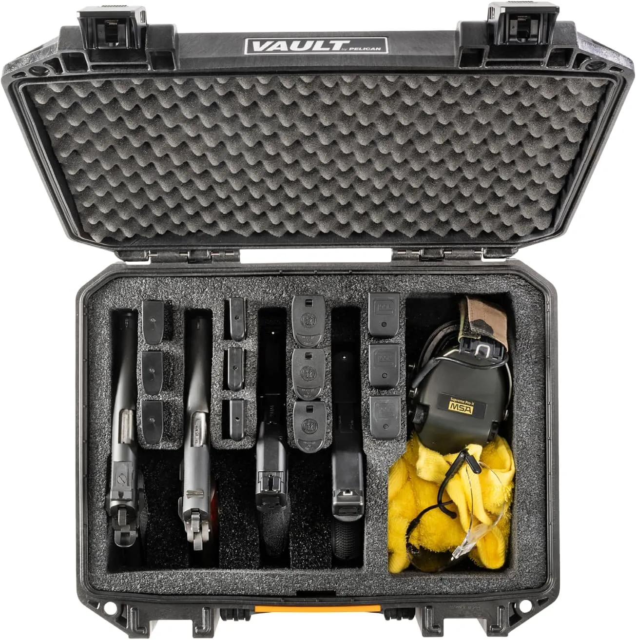 Pelican Vault Pistol Case (Custom Case Pre-Cut Foam)