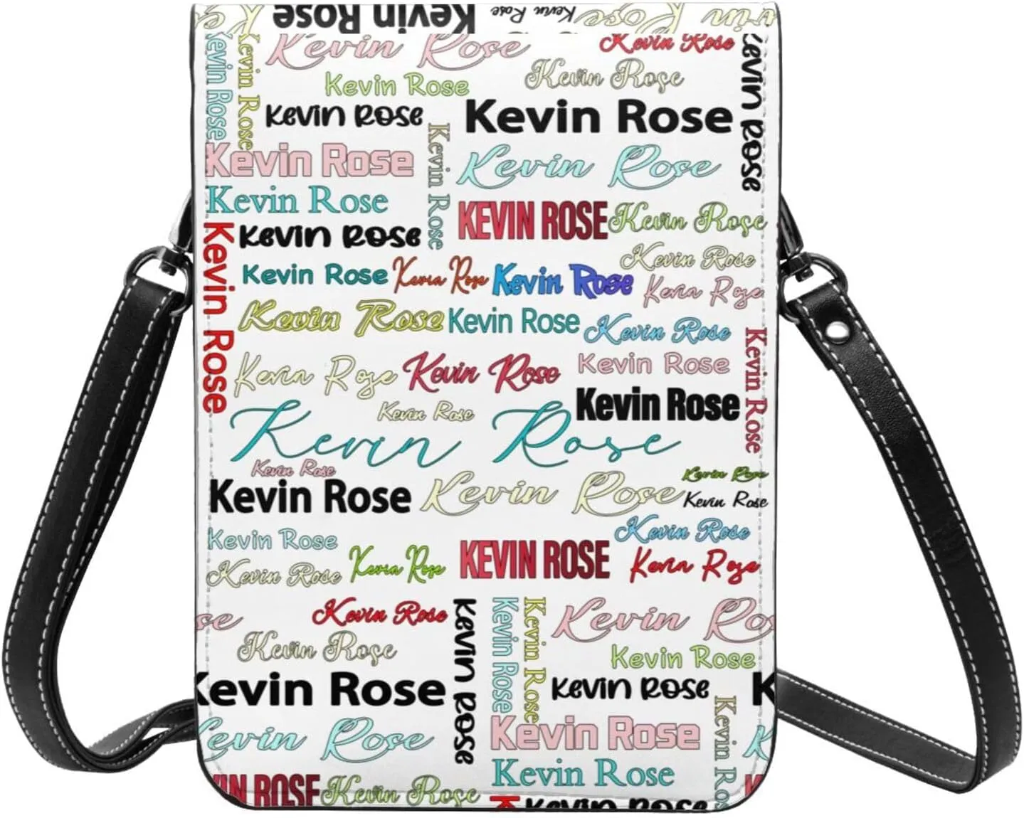 Personalized Crossbody Cell Phone Purse Custom Add Photo Text Logo For Women Lightweight Leather Mini Shoulder Bag Wallet